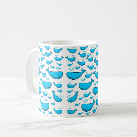 Whale-Tasse Kaffeetasse (Vorderseite Links)