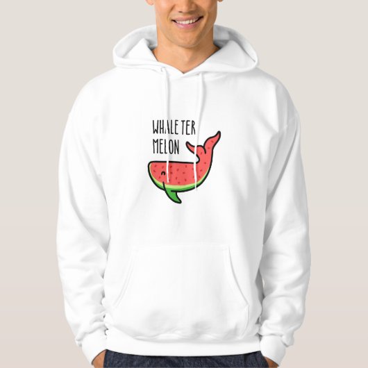 Whale termelon hoodie (Vorderseite)