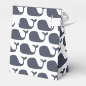 Whale Theme Baby Dusche Fevor Boxes Geschenkschachtel (Rückseite)