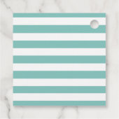 Whale Theme Nautical Baby Dusche Geschenkanhänger (Rückseite)