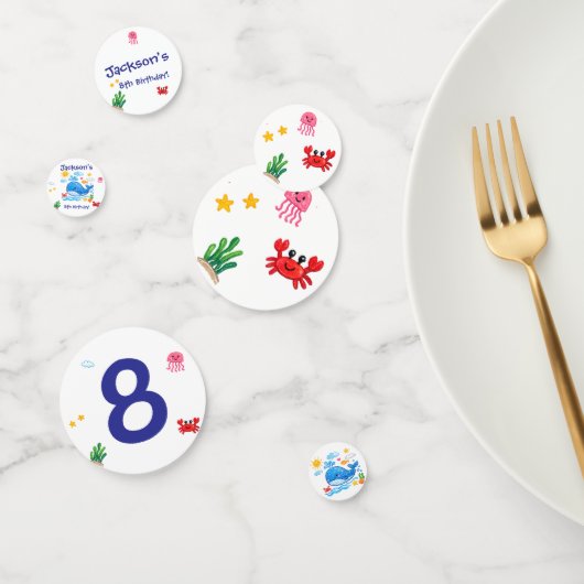 Whale Theme Summer Kids Birthday Party Konfetti (Gruppe)