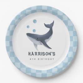 Whale Under The Sea Ocean Thank You Favor Pappteller