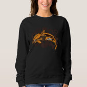 Whale underwater world ocean Orca 1 Sweatshirt (Vorderseite)