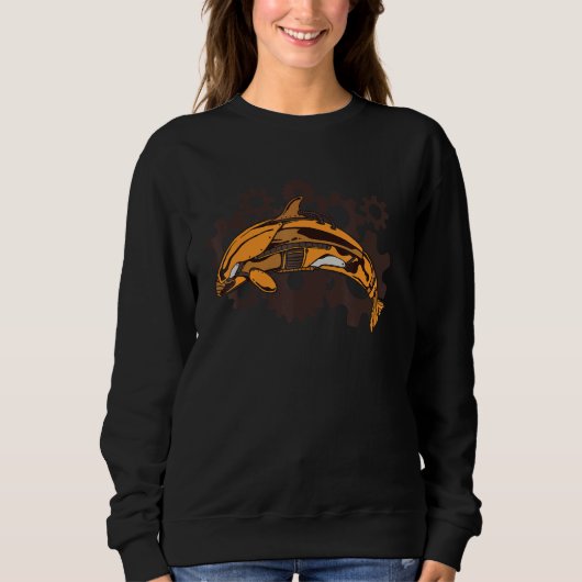 Whale underwater world ocean Orca 1 Sweatshirt (Vorderseite)