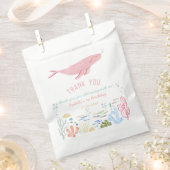 Whale unter dem Meer Geburtstag Vielen Dank Geschenktütchen (Ausgeschnitten)
