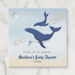 Whale unter dem Meer Vielen Dank Geschenkanhänger