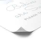 Whale unter der Sea Baby Dusche Süßigkeiten Lecker Poster (Ecke)