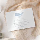Whale unter der Sea Baby Shower Custom Begleitkarte