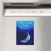 Whale Vertical Motion Scene To Down In Ocean Depth Magnet (In Situ (Geschirrspüler))