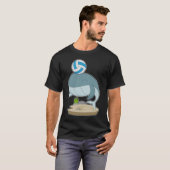 Whale Volleyball-Spieler Volleyball T-Shirt (Vorne ganz)