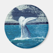 Whale-Wal-Schwanz Magnet (Vorne)