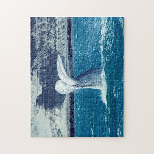 Whale-Wal-Schwanz Puzzle (Vertikal)