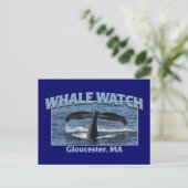 Whale Watch Postkarte (Stehend Vorderseite)
