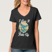 Whale Watcher Fluke Up T-Shirt (Vorderseite)