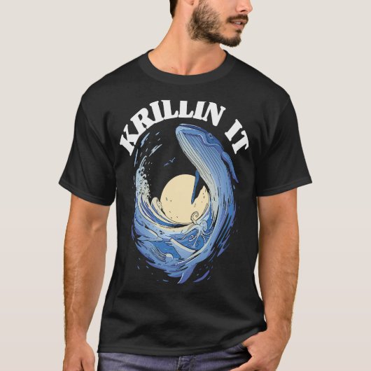 Whale Watcher Krillin It T-Shirt (Vorderseite)