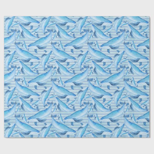 Whale Watching Geschenkpapier (Flach)