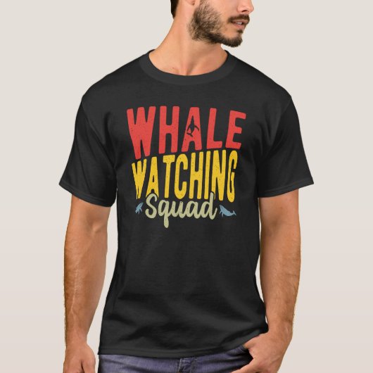 Whale Watching Squad T-Shirt (Vorderseite)