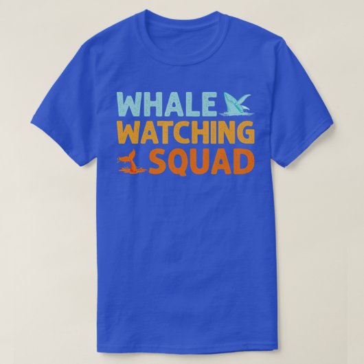 Whale Watching Squad Whale Lover T-Shirt (Design vorne)