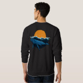 Whale Wave Sweatshirt (Schwarz voll)