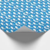 Whale Whale-Cartoon Geschenkpapier (Ecke)