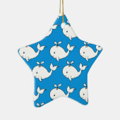 Whale Whale-Cartoon Keramik Ornament (Rechts)