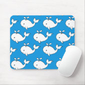 Whale Whale-Cartoon Mousepad (Mit Mouse)