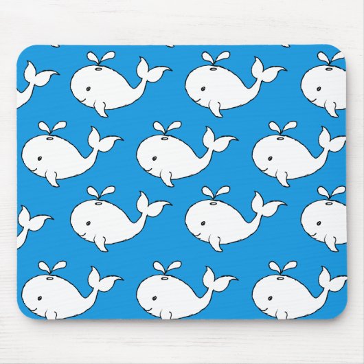 Whale Whale-Cartoon Mousepad (Vorne)