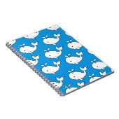 Whale Whale-Cartoon Notizblock (Rechte Seite)