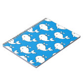 Whale Whale-Cartoon Notizblock (Linke Seite)