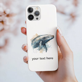 Whale Wonder für Wasserfarben, kundenspezifisch Case-Mate iPhone Hülle