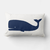 Whale Wonders Nautical Lendenkissen (Vorderseite)