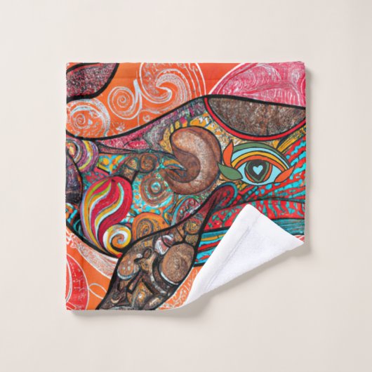 Whale Wow Badhandtuch Set (Waschlappen)