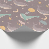 Whale Wrapping Paper Geschenkpapier (Ecke)