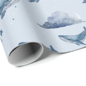 Whale Wrapping Paper Geschenkpapier (Rolleneckpunkt)