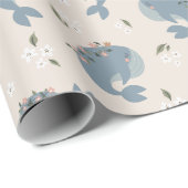 Whale Wrapping Paper Geschenkpapier (Rolleneckpunkt)