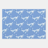 Whale-Wrapping Sheets Geschenkpapier Set (Vorderseite)