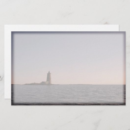 Whaleback Lighthouse Briefpapier (Vorne/Hinten)
