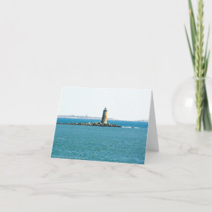 Whaleback Lighthouse Dankeskarte
