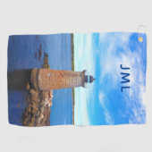 Whaleback Lighthouse Golfhandtuch (Horizontal)
