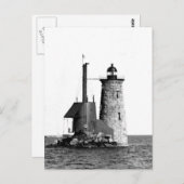 Whaleback Lighthouse Postkarte (Vorne/Hinten)