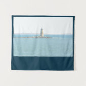 Whaleback Lighthouse Wandteppich (Vorderseite (Horizontal))