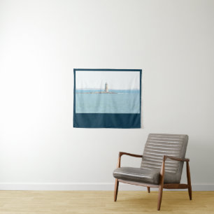 Whaleback Lighthouse Wandteppich