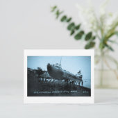 Whaleback Str Atikokan Ashore Marine City, MI Postkarte (Stehend Vorderseite)