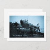 Whaleback Str Atikokan Ashore Marine City, MI Postkarte (Vorne/Hinten)