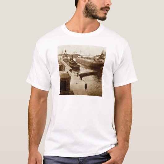 Whalebacks beim Soo Vintages Stereoview T-Shirt (Vorderseite)