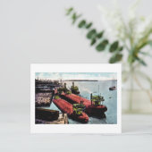 Whalebacks in Belle Isle, Michigan Postkarte (Stehend Vorderseite)