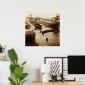 Whalebacks in den Sooklappen, Sault Ste. Marie, MI Poster (Heimbüro)