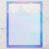 Whaleband - 8,5" x 11" Stationierblech (Rückseite)