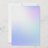 Whaleber-Wal-neutraler glühender Ozean Einladung (Rückseite)