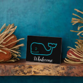 Whalecome Whale Fotoplatte (Seite)